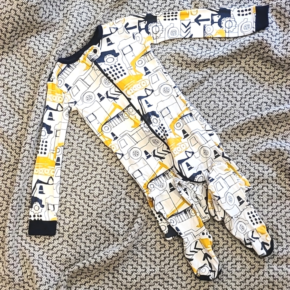 Carter's Construction Light Weight Footie PJs Size 4